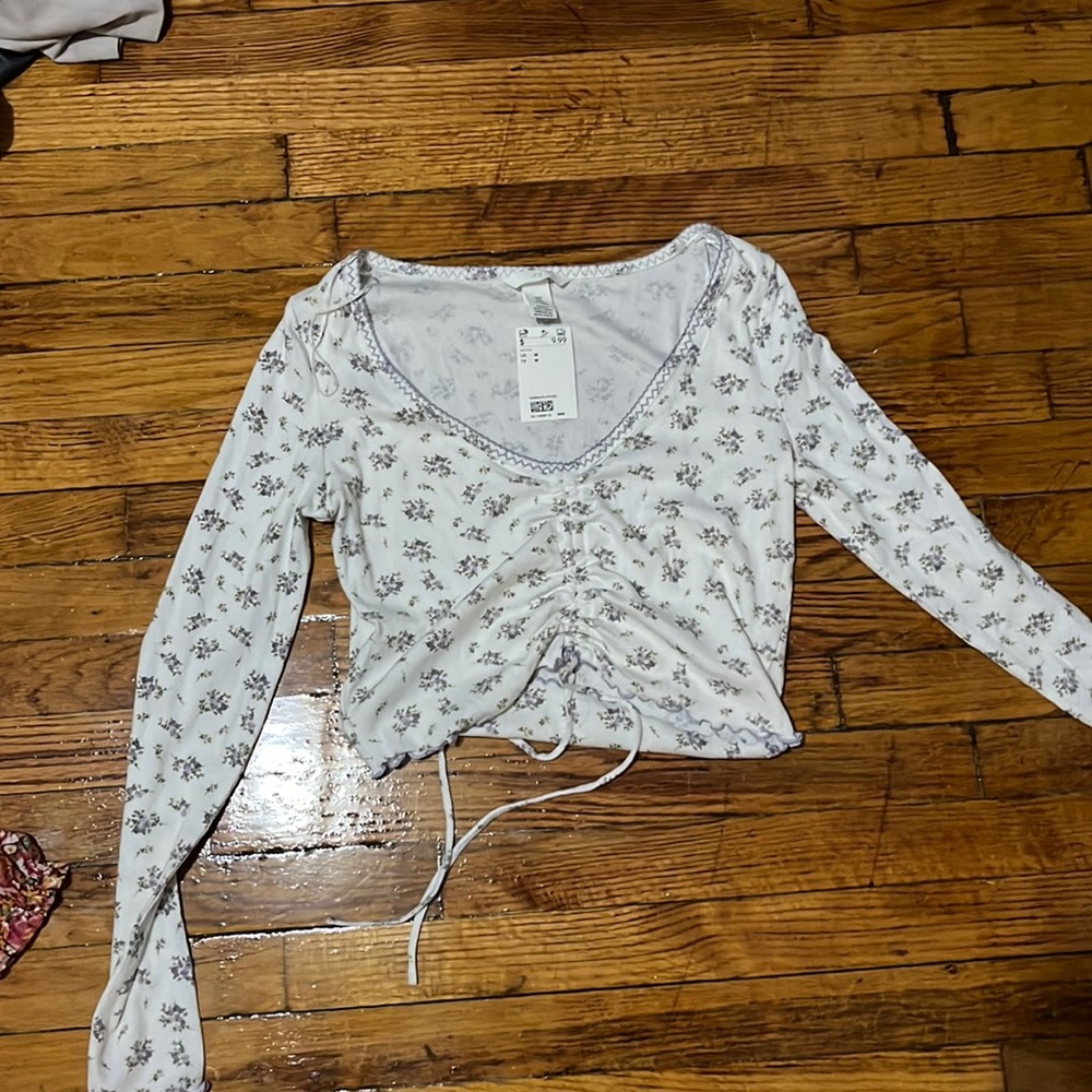 H&M Floral Crop Top
